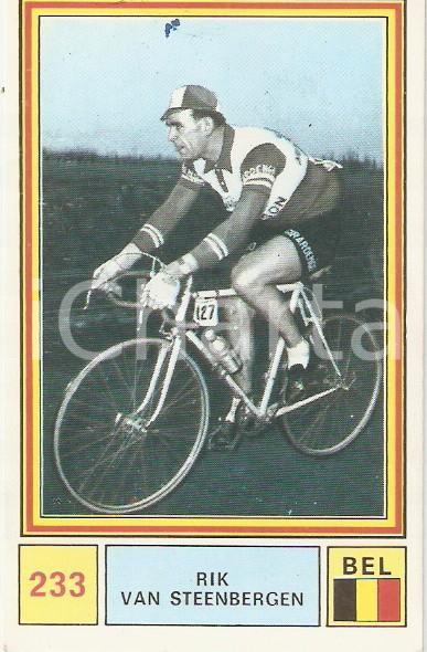 Oggetto da collezione cartaceo PANINI  SPRINT 1971 Figurina Rik VAN STEENBERGEN n. 233 Ciclismo 1