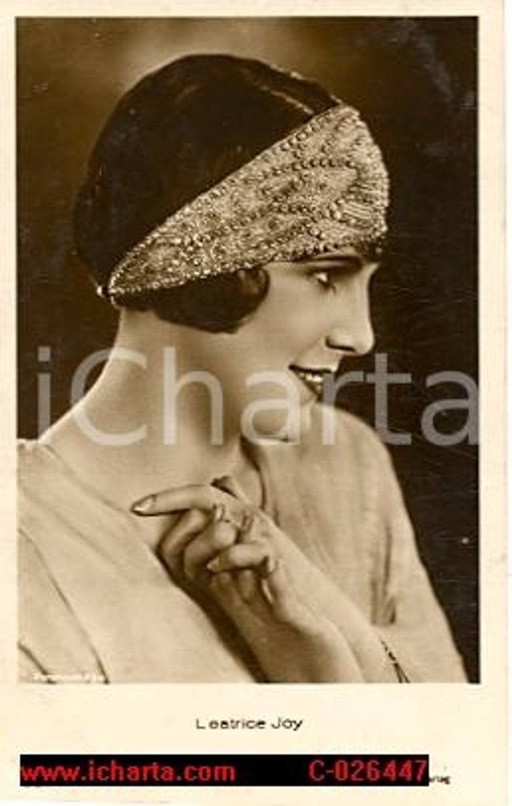 Cartolina originale da collezione 1925 circa LEATRICE JOY Fotografia seriale PARAMOUNT FP NV 1