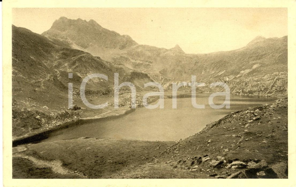 Cartolina originale da collezione Valle Brembana  Laghi Gemelli Diga ENEL 1