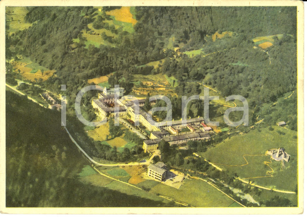Cartolina originale da collezione 1964 CHIUSA DI PESIO (CN) Veduta CERTOSA Missioni Consolata *Cartolina FG VG 1
