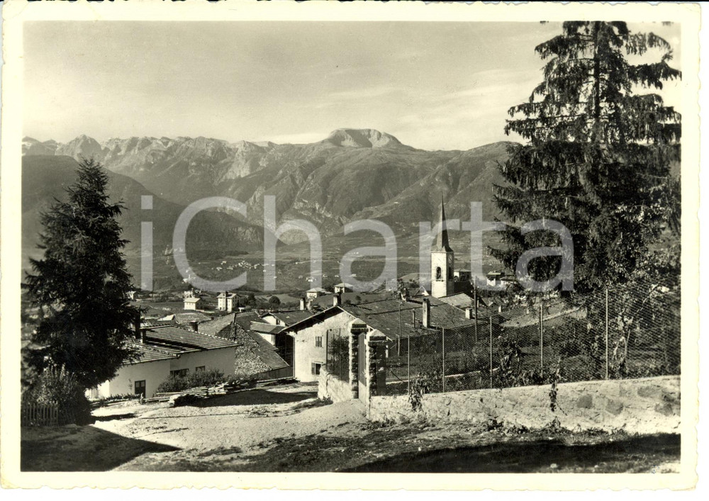 Cartolina originale da collezione 1955 COREDO (TN) Monte Peller *Cartolina postale FG VG 1