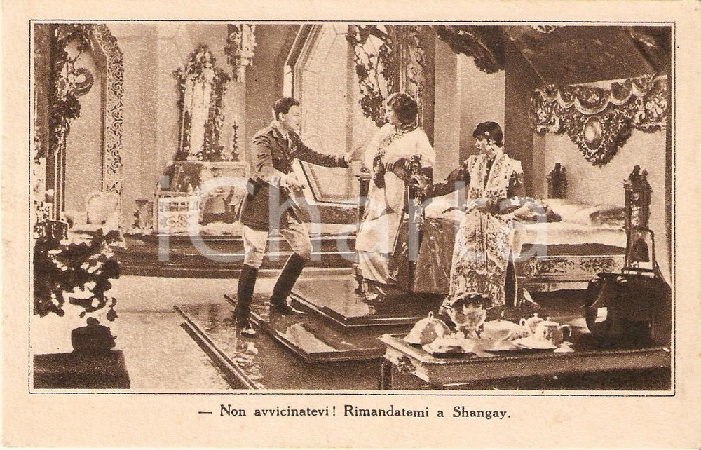 Cartolina originale da collezione 1933 Barbara STANWYCK Toshia MORI Bitter tea of general Yen FRANK CAPRA FP NV 1