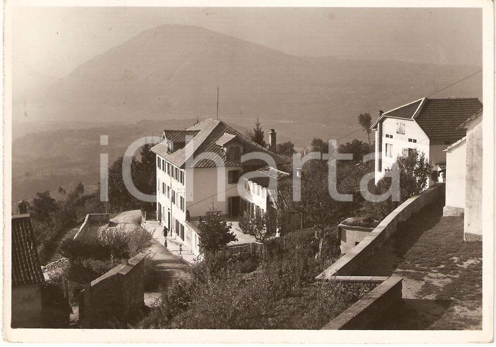 Cartolina originale da collezione 1949 PLOIS Pieve d Alpago BL ALBERGO DOLADA Cartolina postale ANIMATA FG VG 1