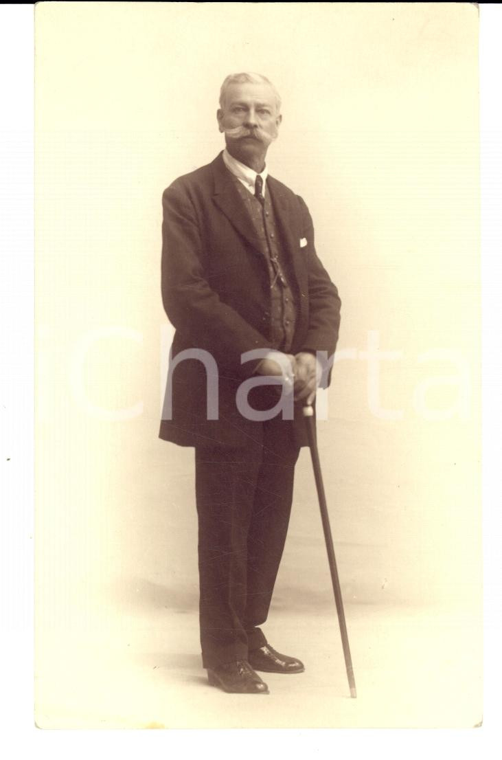 Fotografia d epoca originale 1923 ALESSANDRIA Ritratto di Angelo TAGLIAFERRI Foto AZIZ e DORES 1