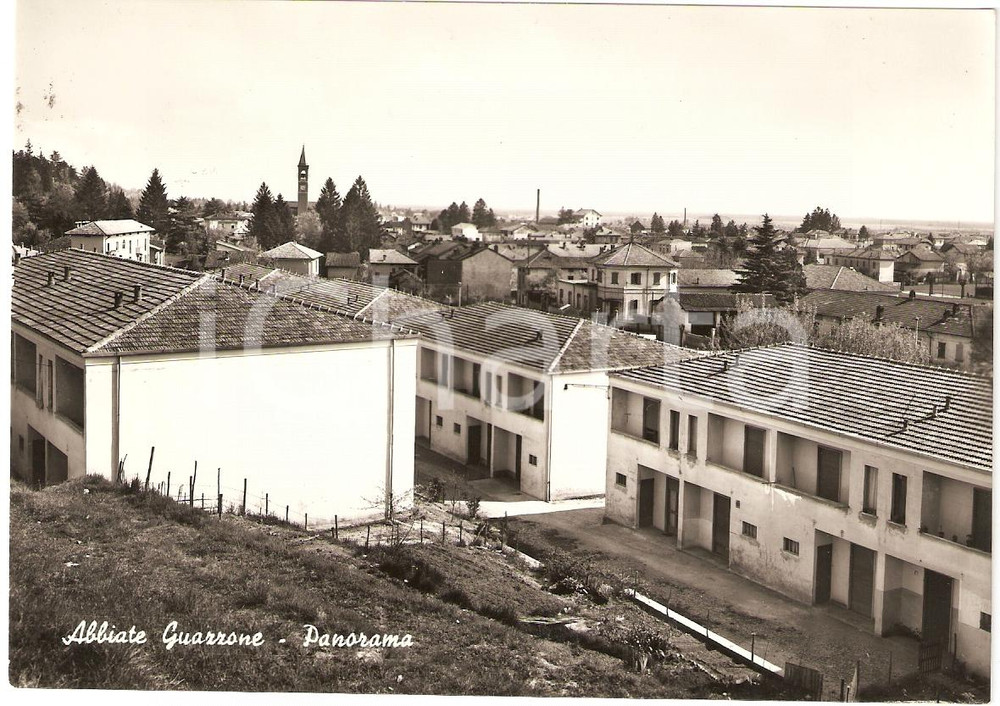 Cartolina originale da collezione 1953 ABBIATE GUAZZONE VA Panorama CARTOLINA FG VG 1