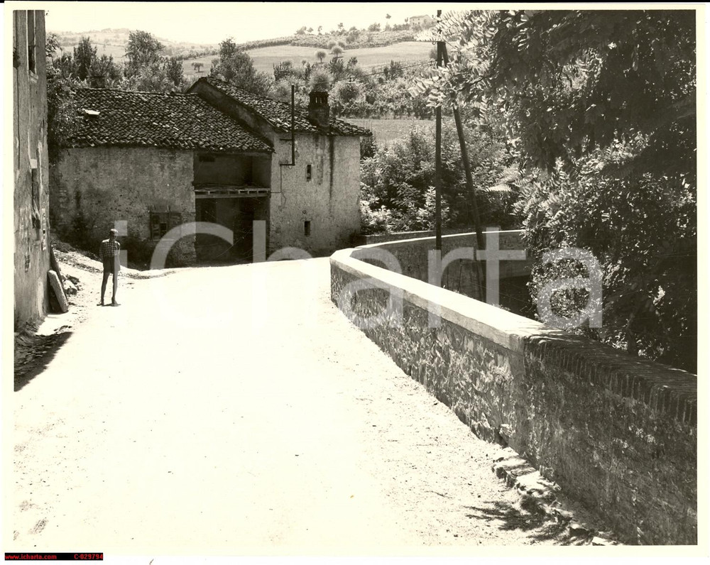 Fotografia d epoca originale 1955 ? VOLPARA PV Veduta del paese  Foto animata 1