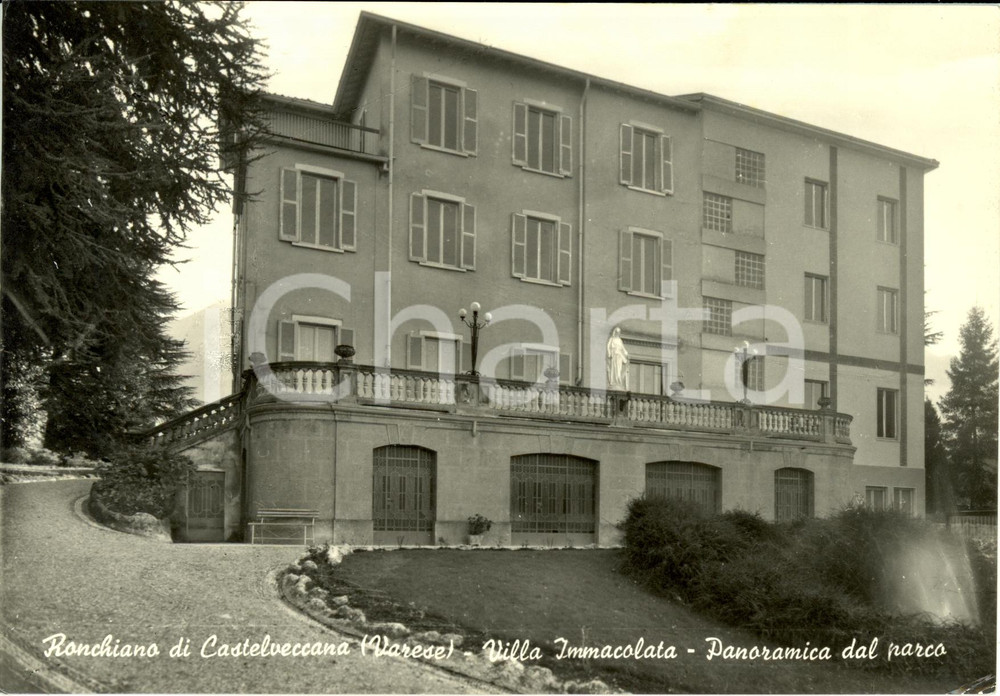 Cartolina originale da collezione 1967 CASTELVECCANA (VA) Villa IMMACOLATA in RONCHIANO *Cartolina FG VG 1