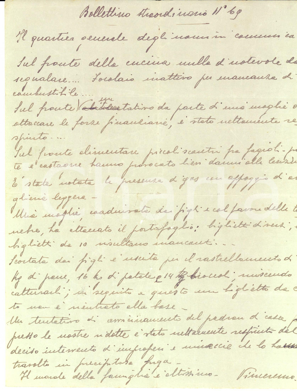 Documento originale, autentico 1940 ca GOLIARDIA Bollettino degli uomini ammogliati  Attacco al portafogli 1