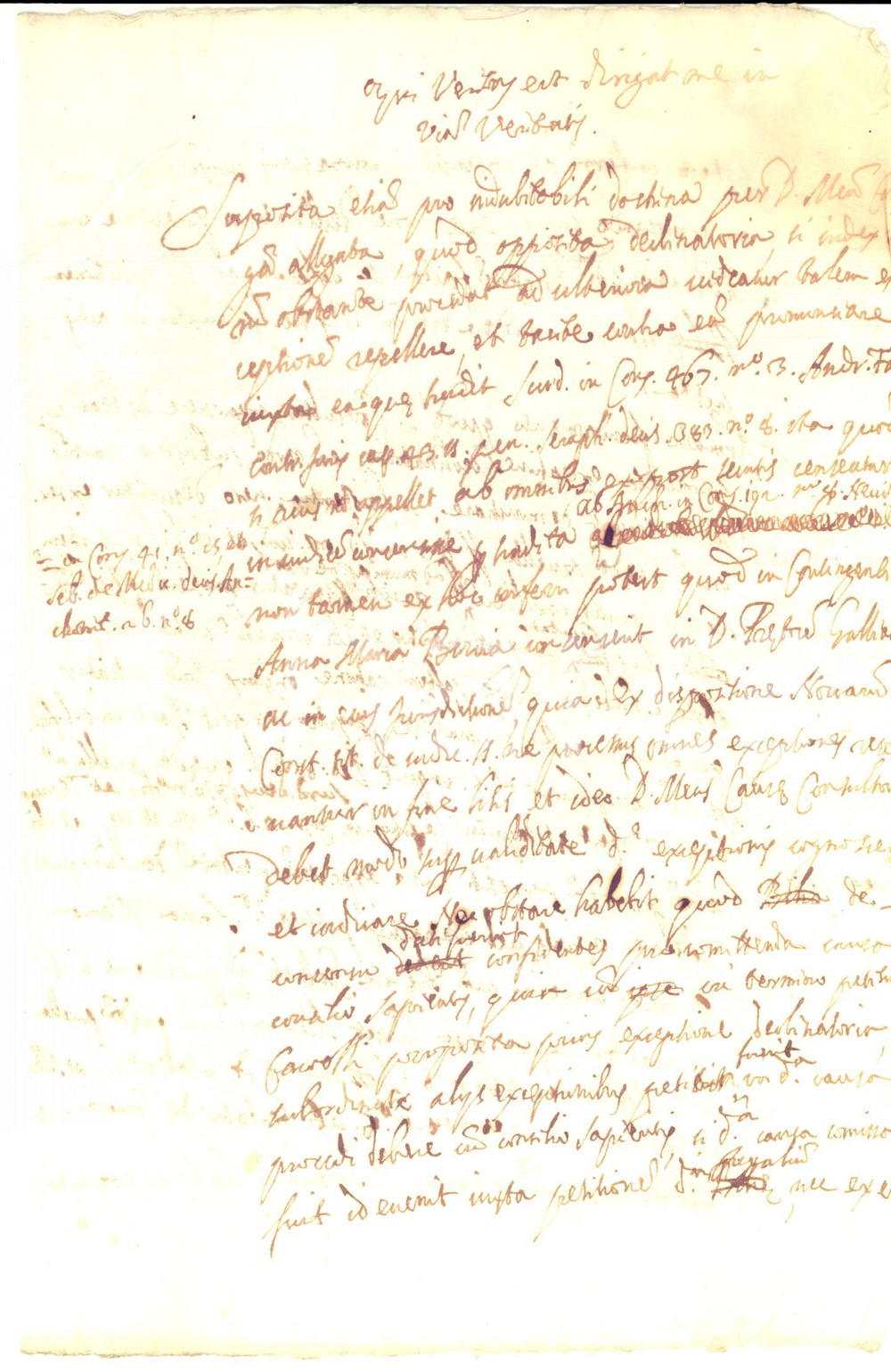 Documento originale, autentico 1555 GALBIATE LC Interessi dotali dei coniugi BIGLIA  BERRIA Manoscritto 1