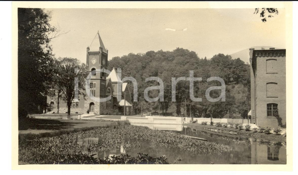 Fotografia d'epoca originale 1913 ADAMS MA (USA) View of the Baptist Church *Photo 1
