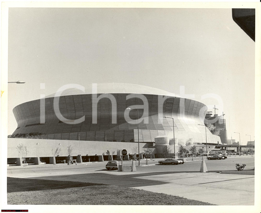 Fotografia d'epoca originale 1975 New Orleans LOUISIANA SUPERDOME, real photo 1