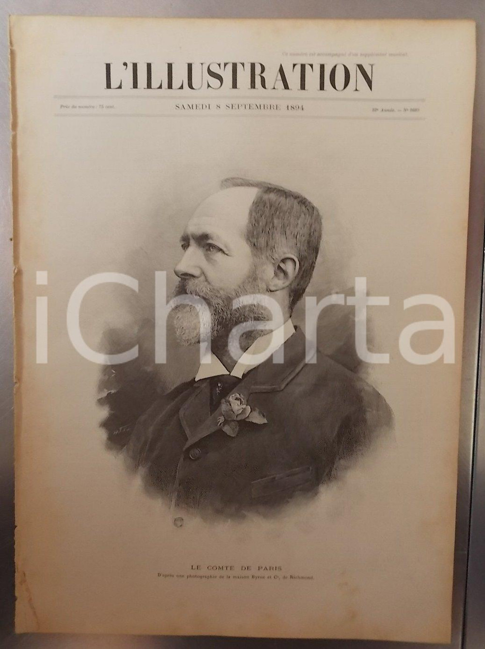 Giornale, rivista storica 1894 PARIS L'ILLUSTRATION AnnÃ©e 52 nÂ° 2689 Manoeuvres du Gouvernement *Revue 1