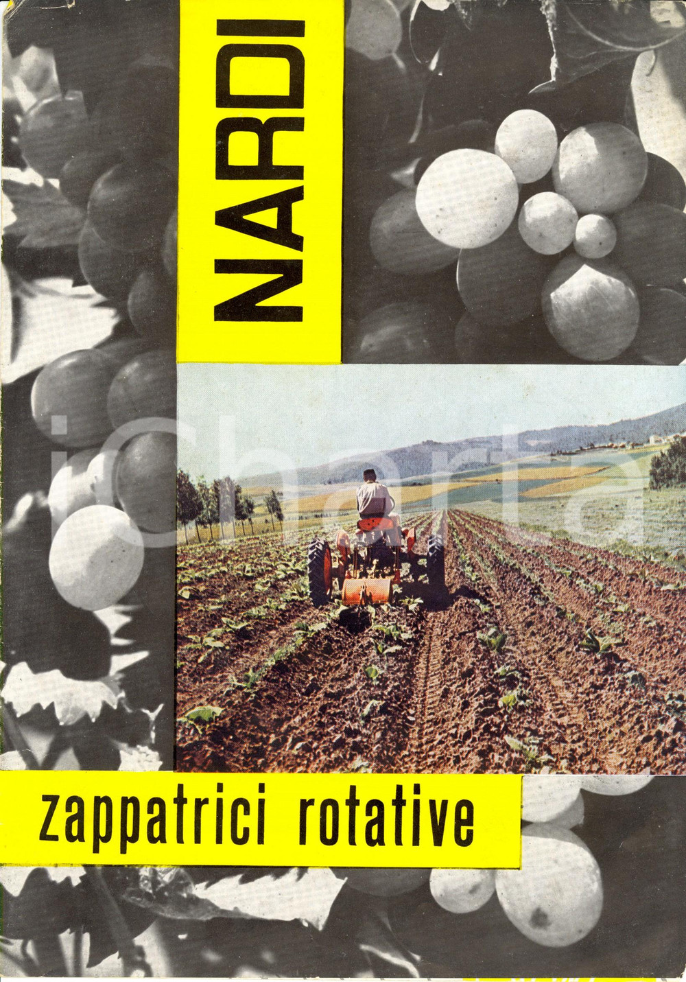 Materiale pubblicitario d’epoca 1955 ca SELCILAMA PG Macchine agricole NARDI Zappatrici rotative Opuscolo 1