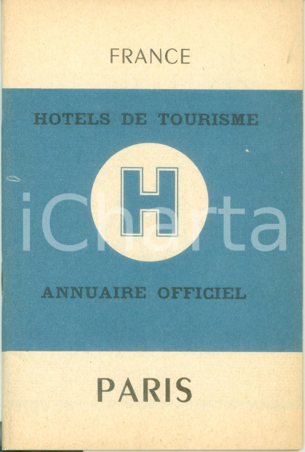 Materiale pubblicitario d’epoca 1954 PARIS Annuaire officiel Hotels de Tourisme de FRANCE *Guida turistica 1