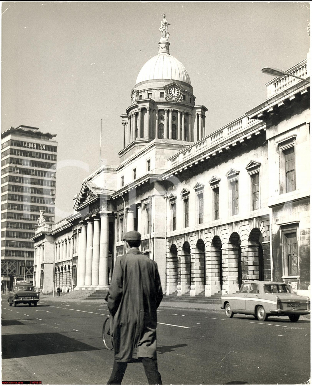 Fotografia d epoca originale 1960 DUBLIN The custom house  real photo 1