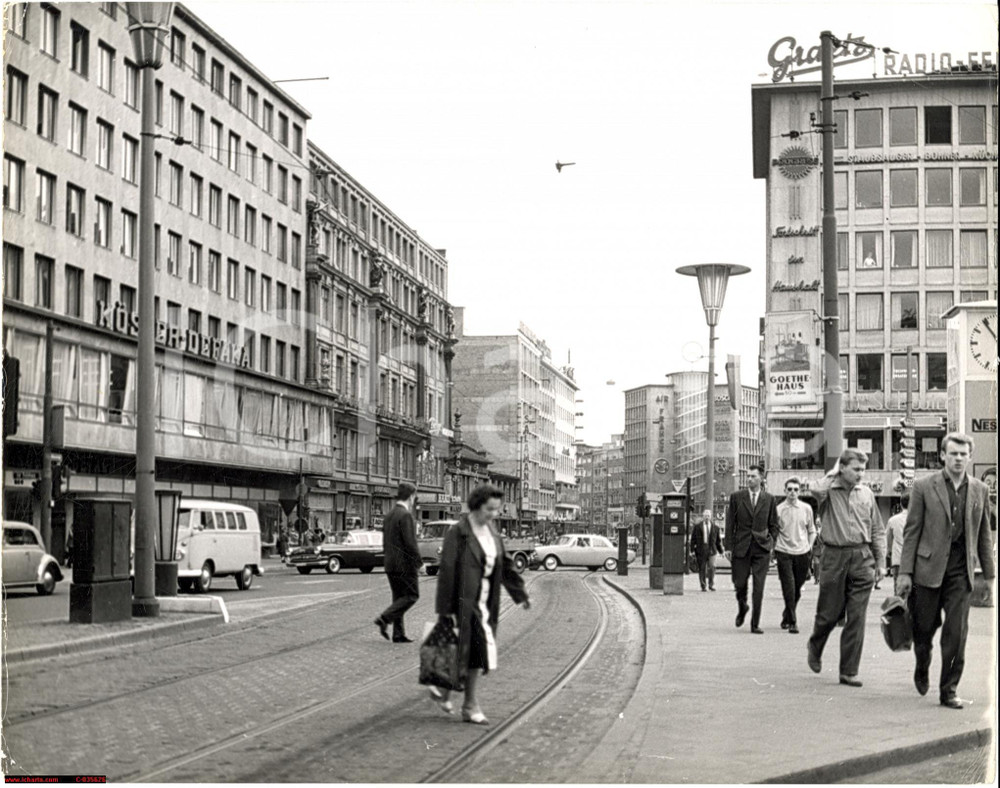 Fotografia d epoca originale 1960 FRANKFURT MAIN real photo art 1