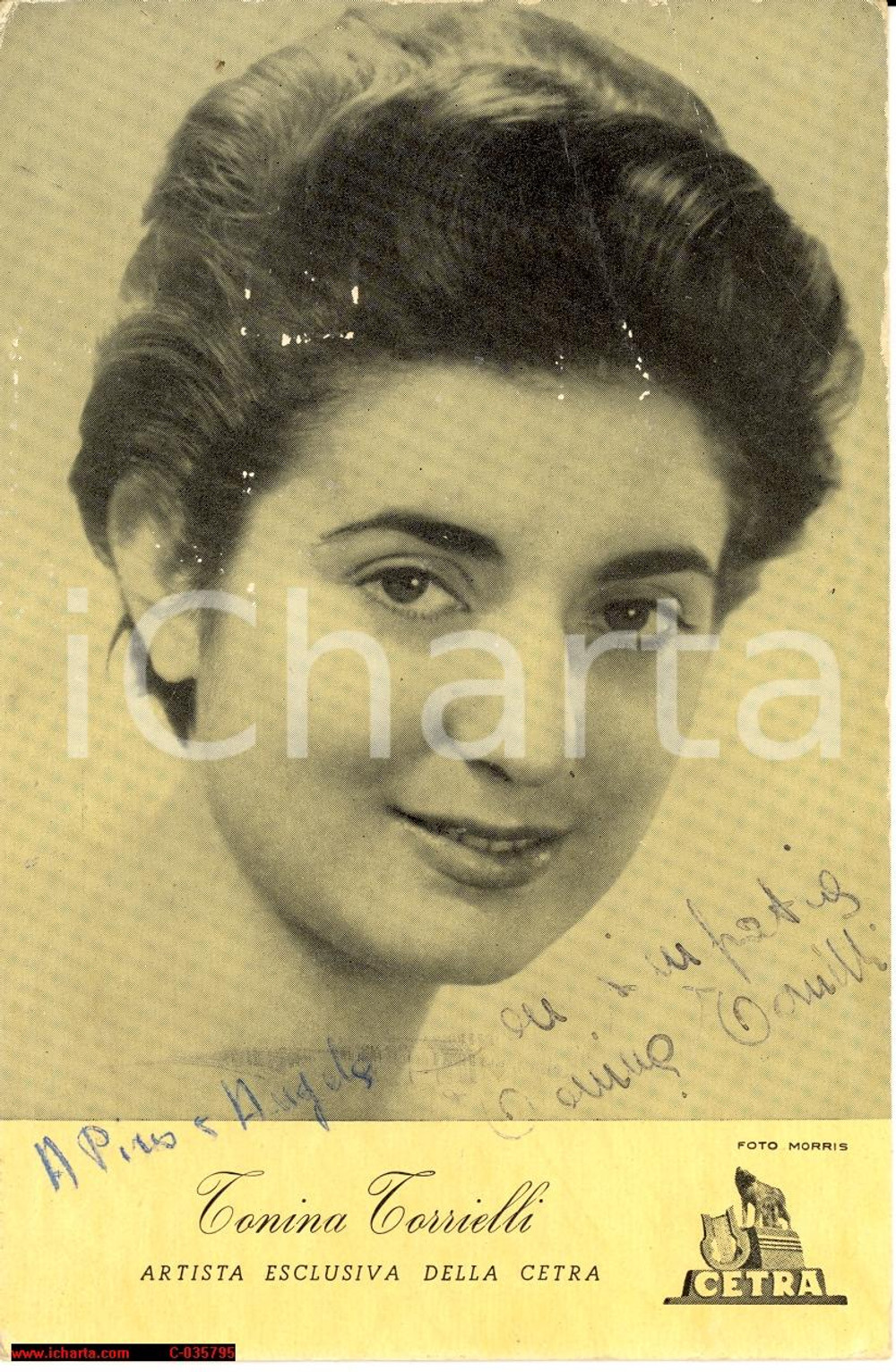 Autografo originale Tonina Torrielli anni '50 - Autografo su foto 1