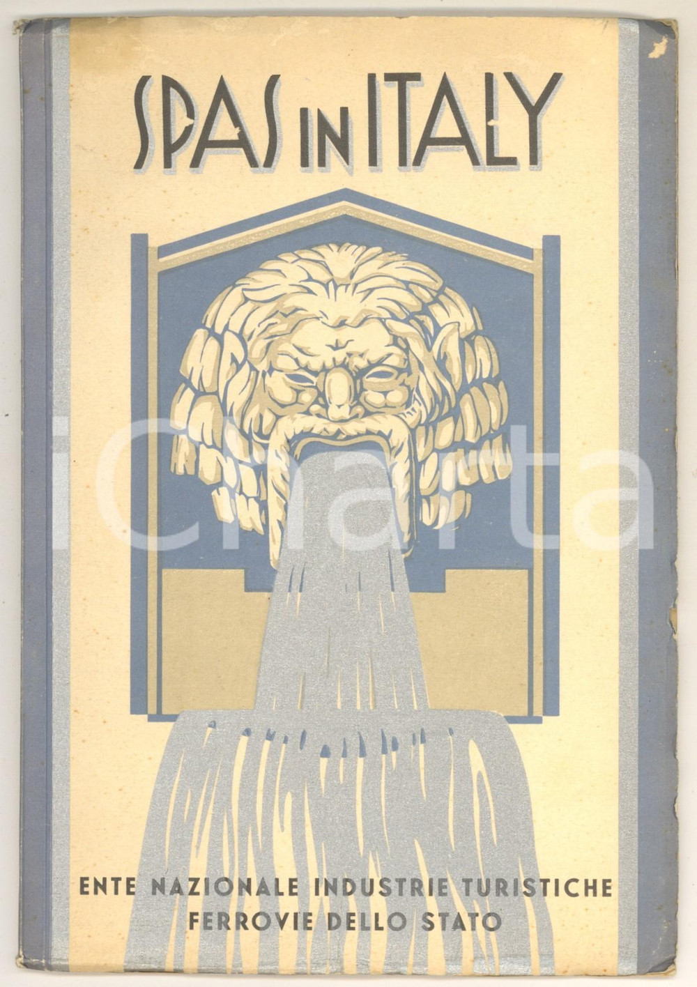 Materiale pubblicitario d’epoca 1933 SPAS IN ITALY  ENIT  Ferrovie dello Stato  ILLUSTRATO 47 pp. 1