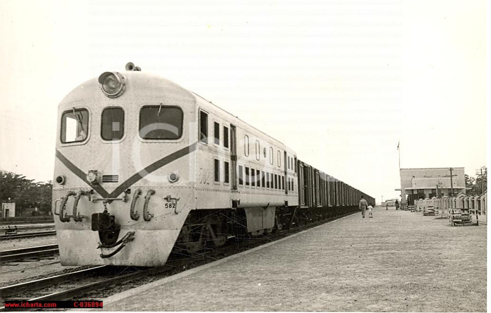 Fotografia d'epoca originale 1960 Thai Train - State Railways of Thailand photo 1