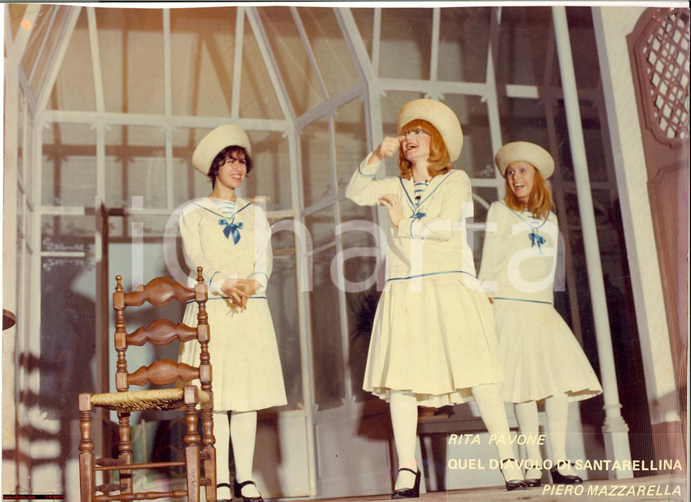 Fotografia d'epoca originale 1977 Rita PAVONE Quel diavolo di santarellina Foto 1