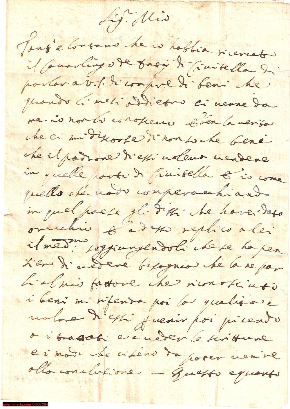 Autografo originale 1682 CIVITELLA VAL DI CHIANA Manovre Antonio SERRISTORI 1