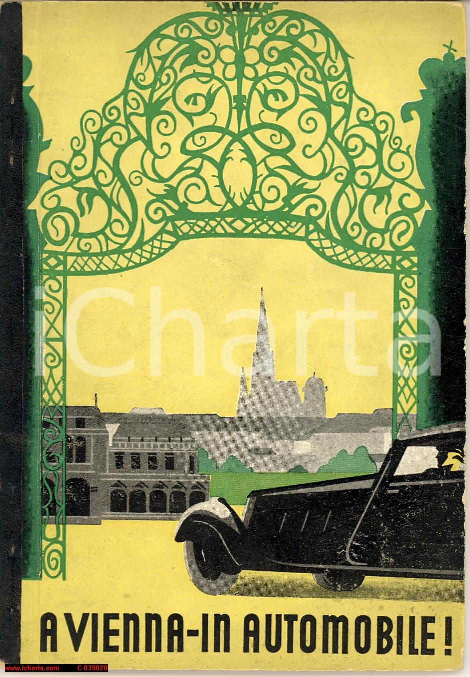 Libro, pubblicazione d epoca 1935 A VIENNA IN AUTOMOBILE Enit  libretto promozione turistico privo di mappa 1