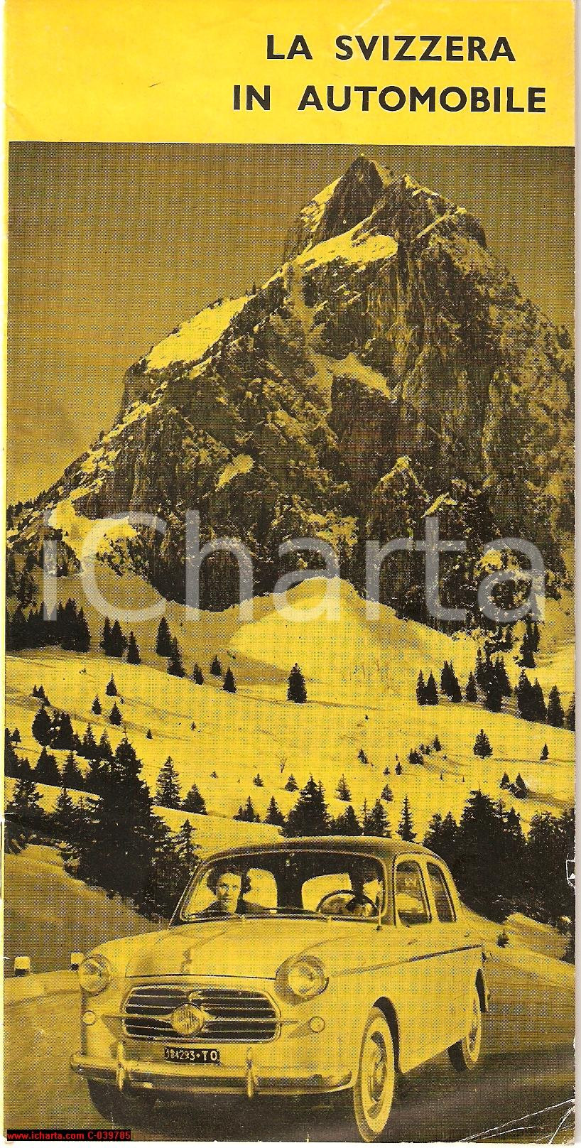 Libro, pubblicazione d epoca 1956 ZURICH BRITISH PETROLEUM La Svizzera in automobile Libretto 1