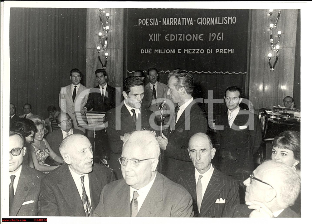 Fotografia d epoca originale 1961 Premio Letterario CHIANCIANO TERME  Intervista a Pier Paolo PASOLINI Foto 1
