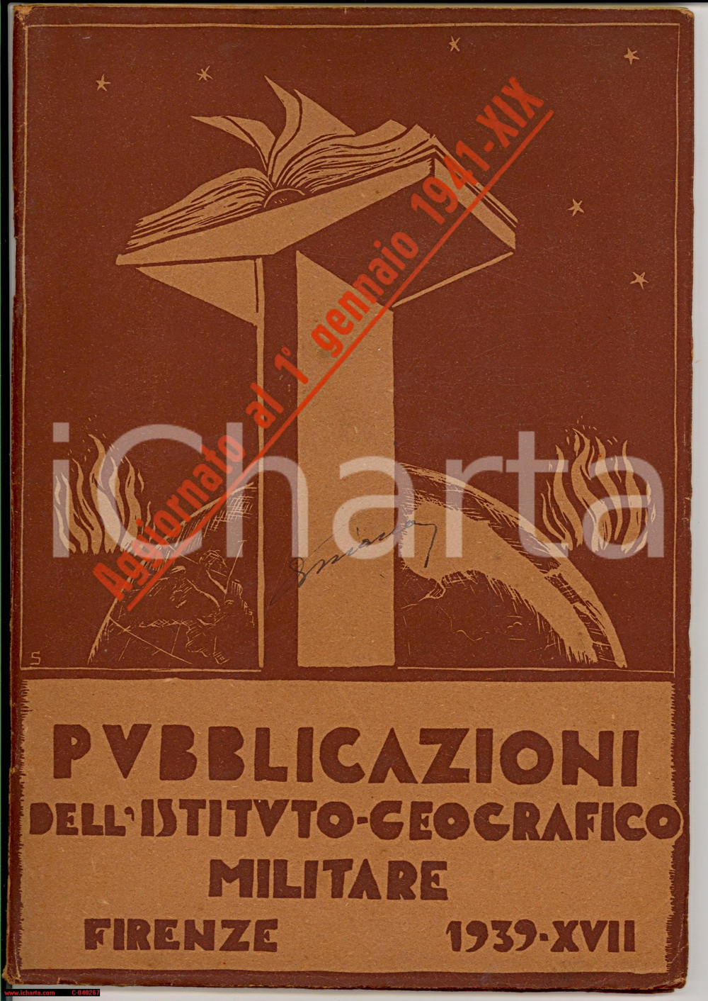 Libro, pubblicazione d epoca 1941 FIRENZE Pubblicazioni Ist. Geografico Militare 1