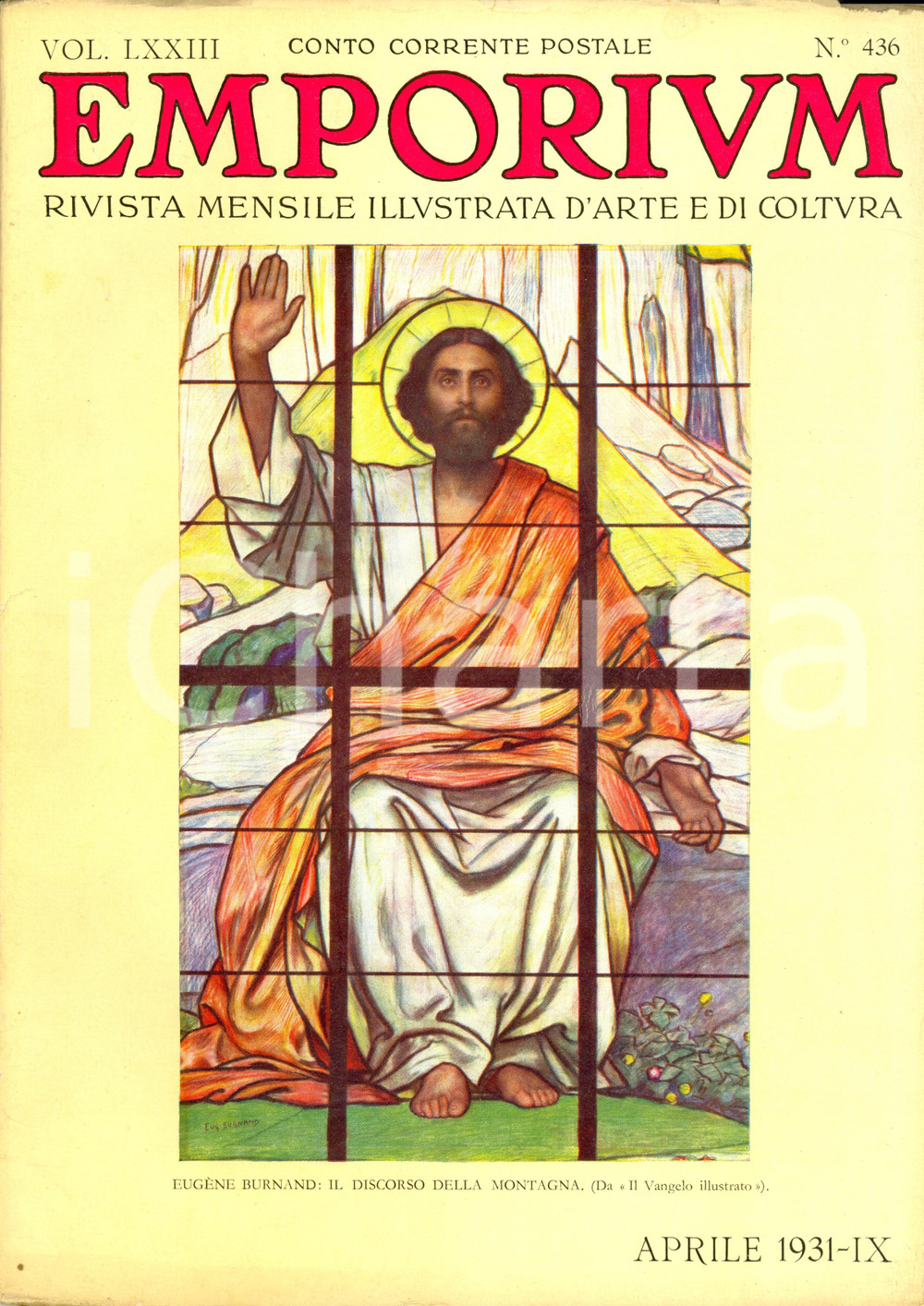 Giornale, rivista storica 1931 EMPORIUM Architetto Antonio SANT'ELIA *ILLUSTRATA Vol. LXXIII nÂ°436 1