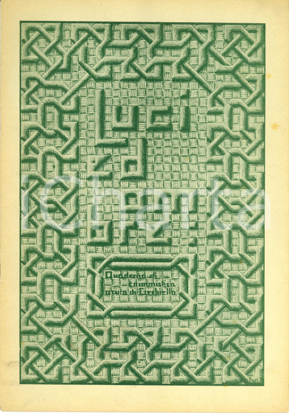 Giornale, rivista storica 1944 LUCI ED OMBRE Quaderno di enimmistica a cura di EZECHIELLO Rivista 1
