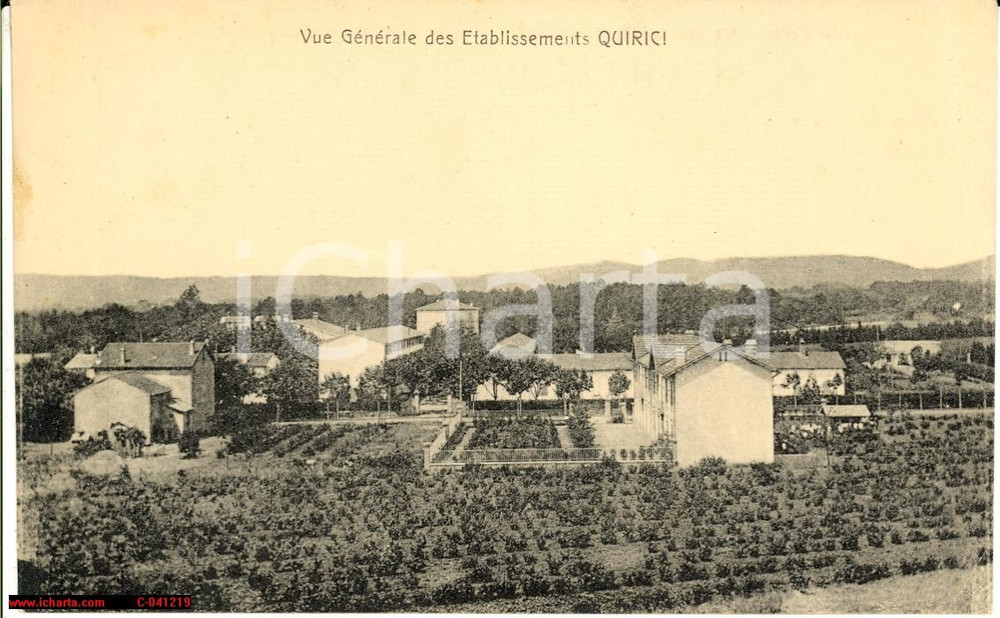 Cartolina originale da collezione 1920 LE LUC LE CANNET (FR) Etablissements QUIRICI FP NV 1