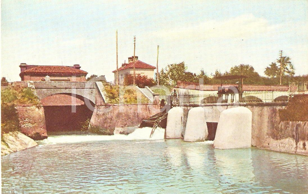 Cartolina originale da collezione 1925 Diramatore QUINTINO SELLA sul canale CAVOUR FP NV 1