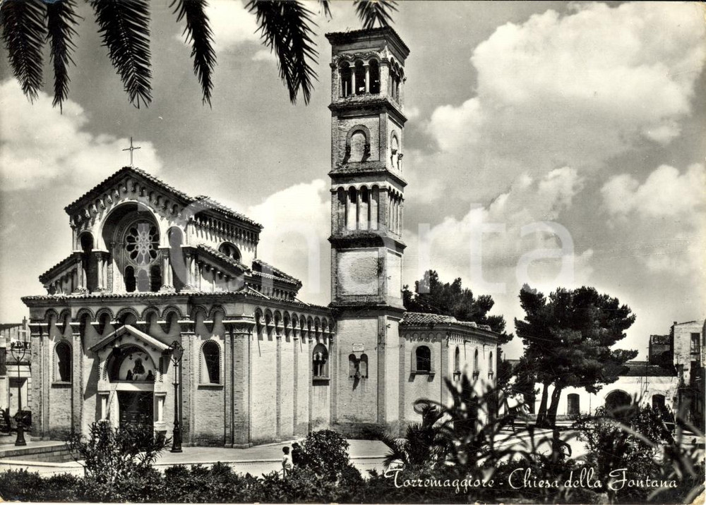 Cartolina originale da collezione 1967 TORREMAGGIORE FG La Chiesa della Fontana FG VG 1