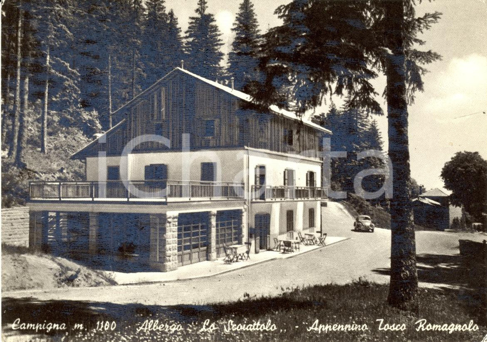 Cartolina originale da collezione 1962 CAMPIGNA (FC) Albergo LO SCOIATTOLO Cartolina FG 1