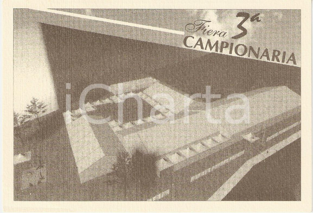 Cartolina originale da collezione 1997 OMEGNA VB La terza Fiera Campionaria SPONSOR Cartolina FG NV 1