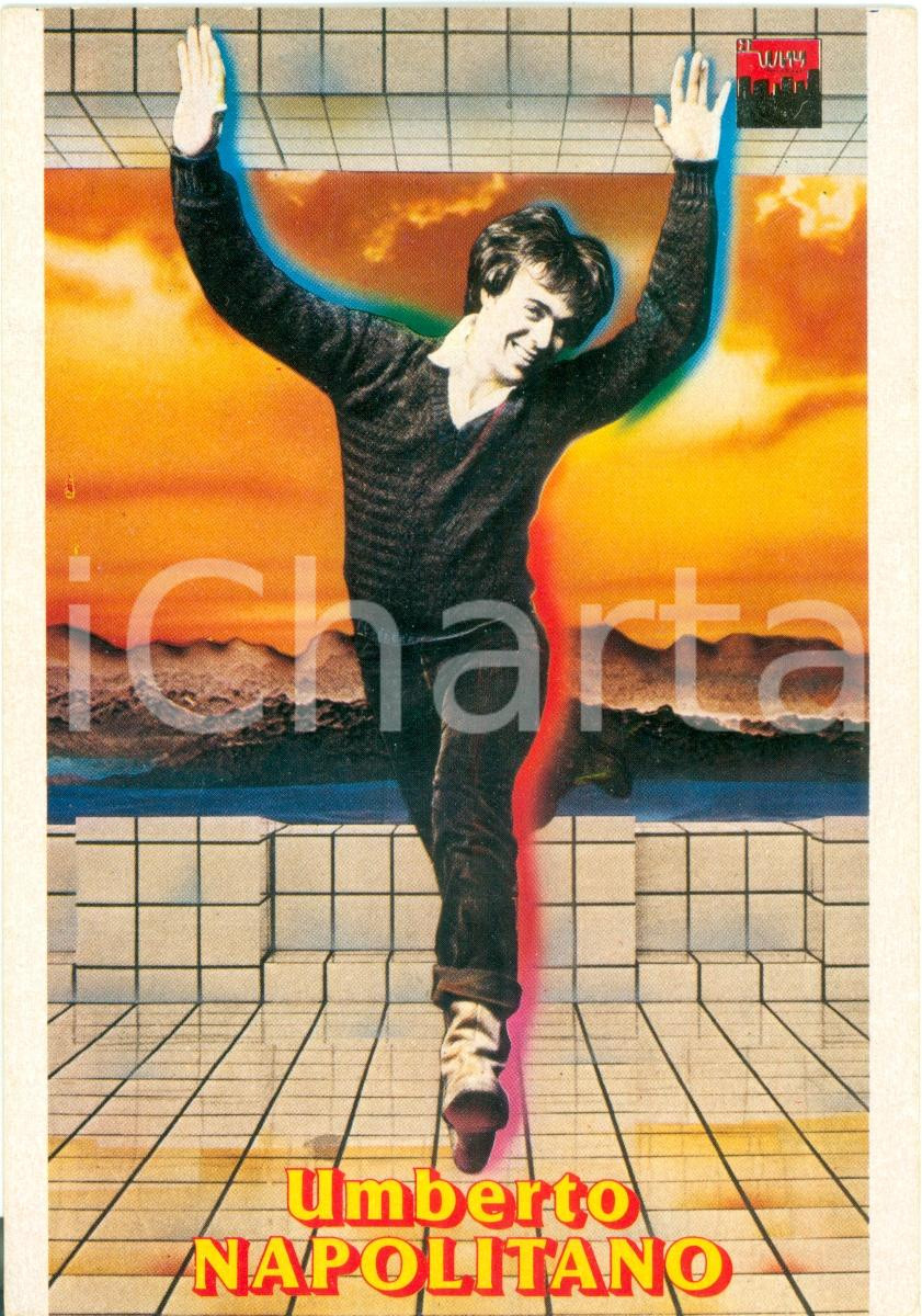Cartolina originale da collezione 1977 Umberto NAPOLITANO Cantautore italiano RADIOTELESTUDIOGIOVANE Cartolina FG 1
