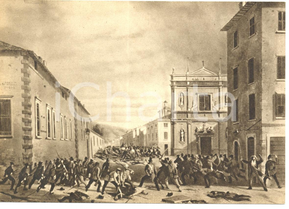 Cartolina originale da collezione 1949 BRESCIA X giornate - Faustino JOLI S.Barnaba *Cartolina postale FG NV 1