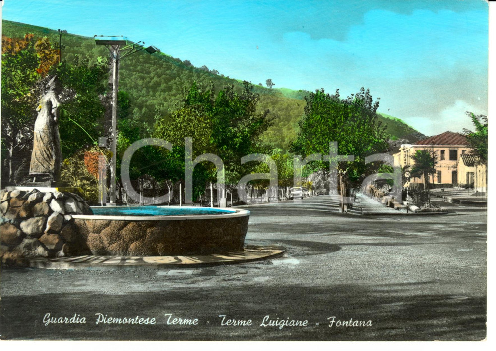 Cartolina originale da collezione 1960 ca GUARDIA PIEMONTESE TERME CS Terme Luigiane Cartolina FG NV 1