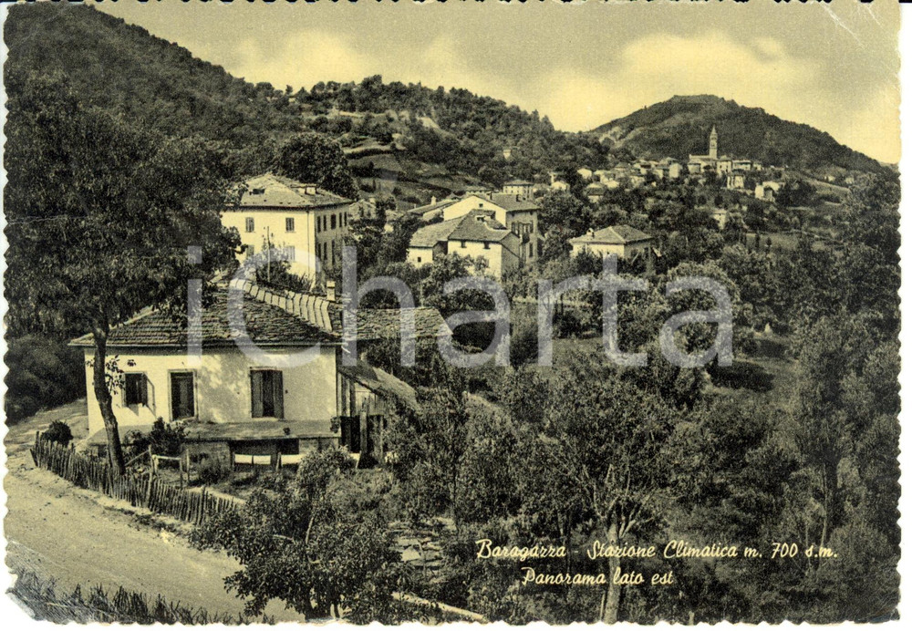 Cartolina originale da collezione 1953 BARAGAZZA BO Panorama del lato est della cittÃ  Cartolina Postale FG VG 1