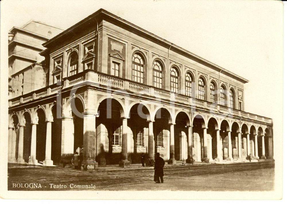 Cartolina originale da collezione 1940 ca BOLOGNA Teatro Comunale Cartolina Postale FG NV 1