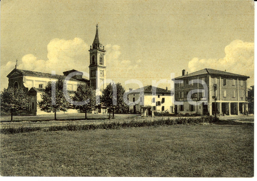 Cartolina originale da collezione 1950 ca ARGELATO BO Panorama parziale della cittÃ  Cartolina Postale FG NV 1