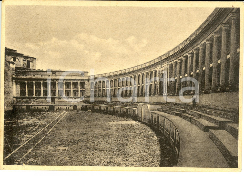 Cartolina originale da collezione 1938 MACERATA Interno dello Sferisterio Cartolina postale FG VG 1
