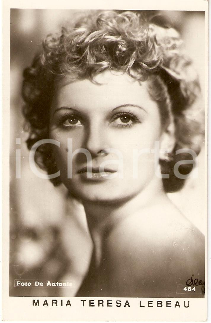 Cartolina originale da collezione 1940 circa MARIA TERESA LE BEAU Cartolina FP NV 1