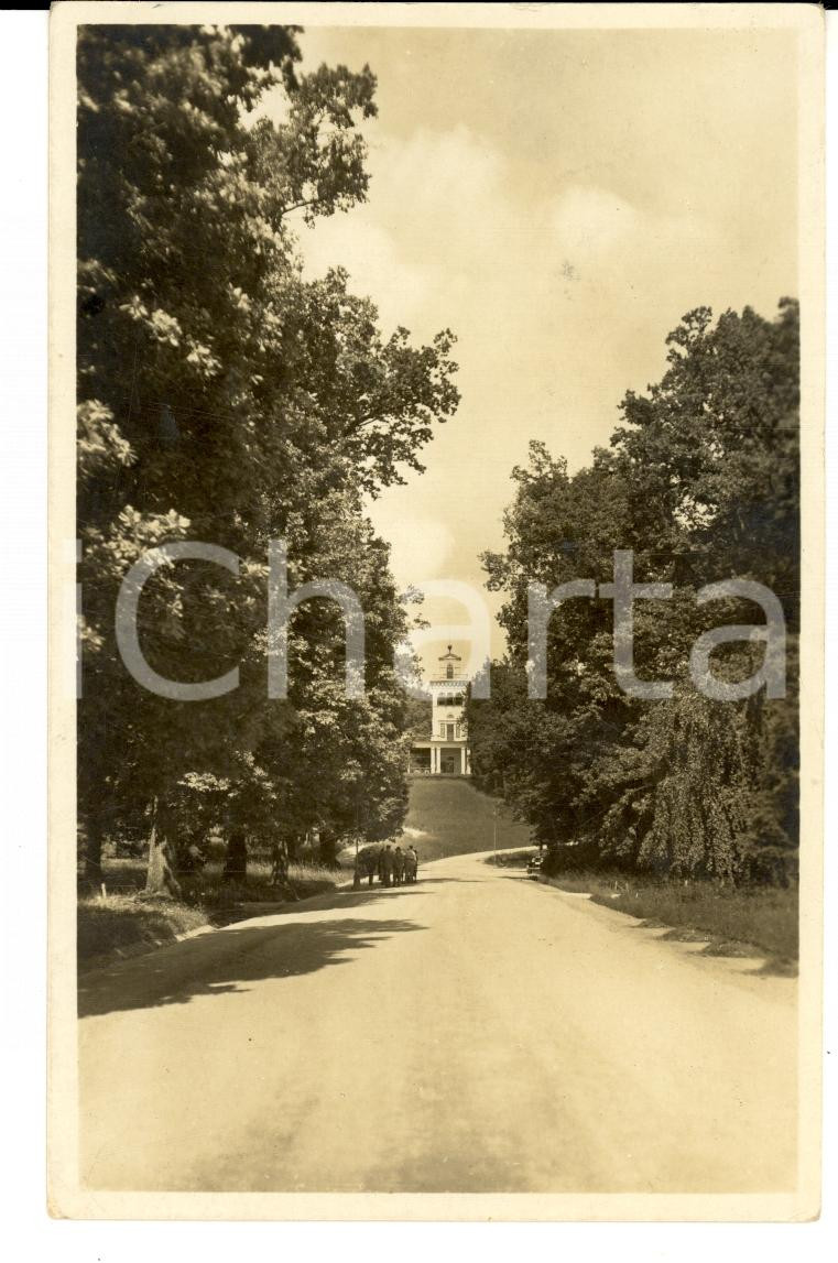 Cartolina originale da collezione 1930 ca ZAGABRIA / ZAGREB Croazia Veduta del parco MAKSIMIR Cartolina FP VG 1