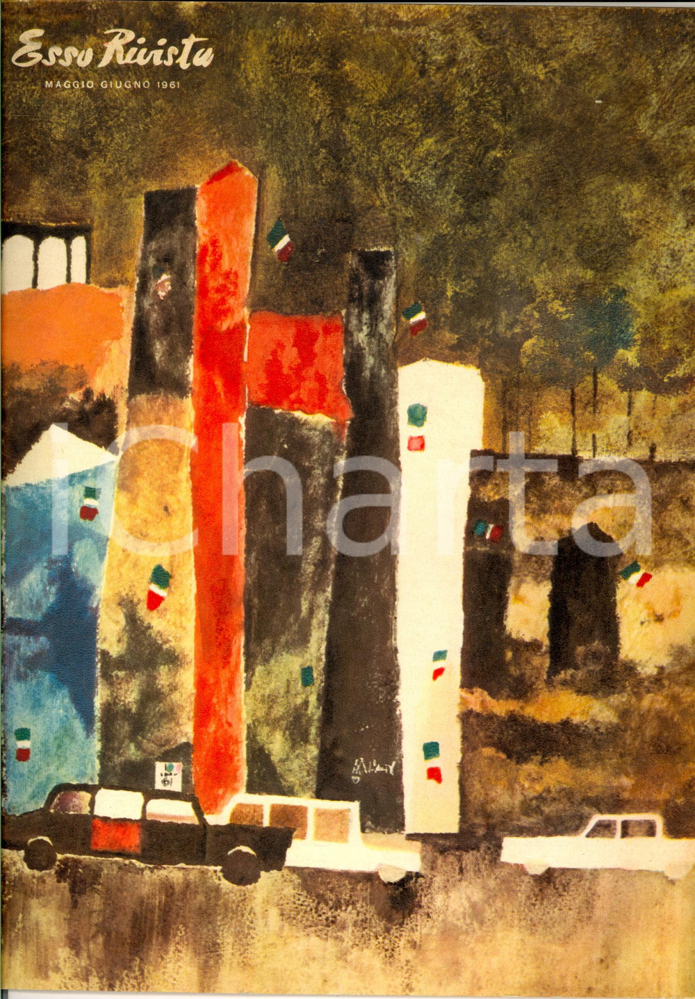 Giornale, rivista storica 1961 ESSO RIVISTA Numero speciale 70 anni ESSO Rivista RARA Anno XIII nÂ°3 1