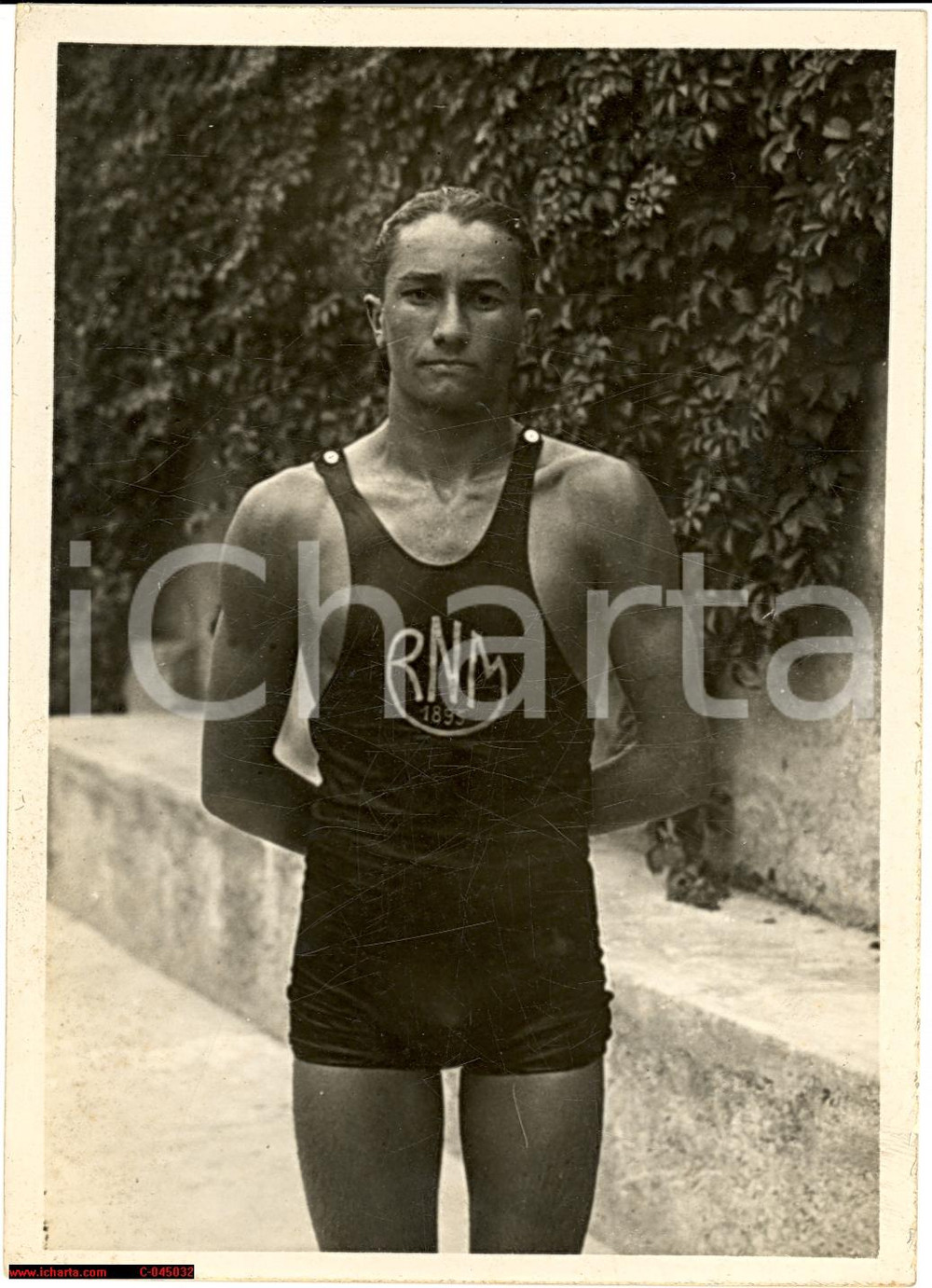 Fotografia d epoca originale 1935 ? RARI NANTES MILANO Leone Brighi FOTO 1