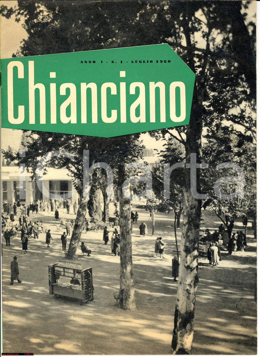 Giornale, rivista storica 1960 CHIANCIANO (SI) CittÃ  dell'acqua santa  - Rivista 1