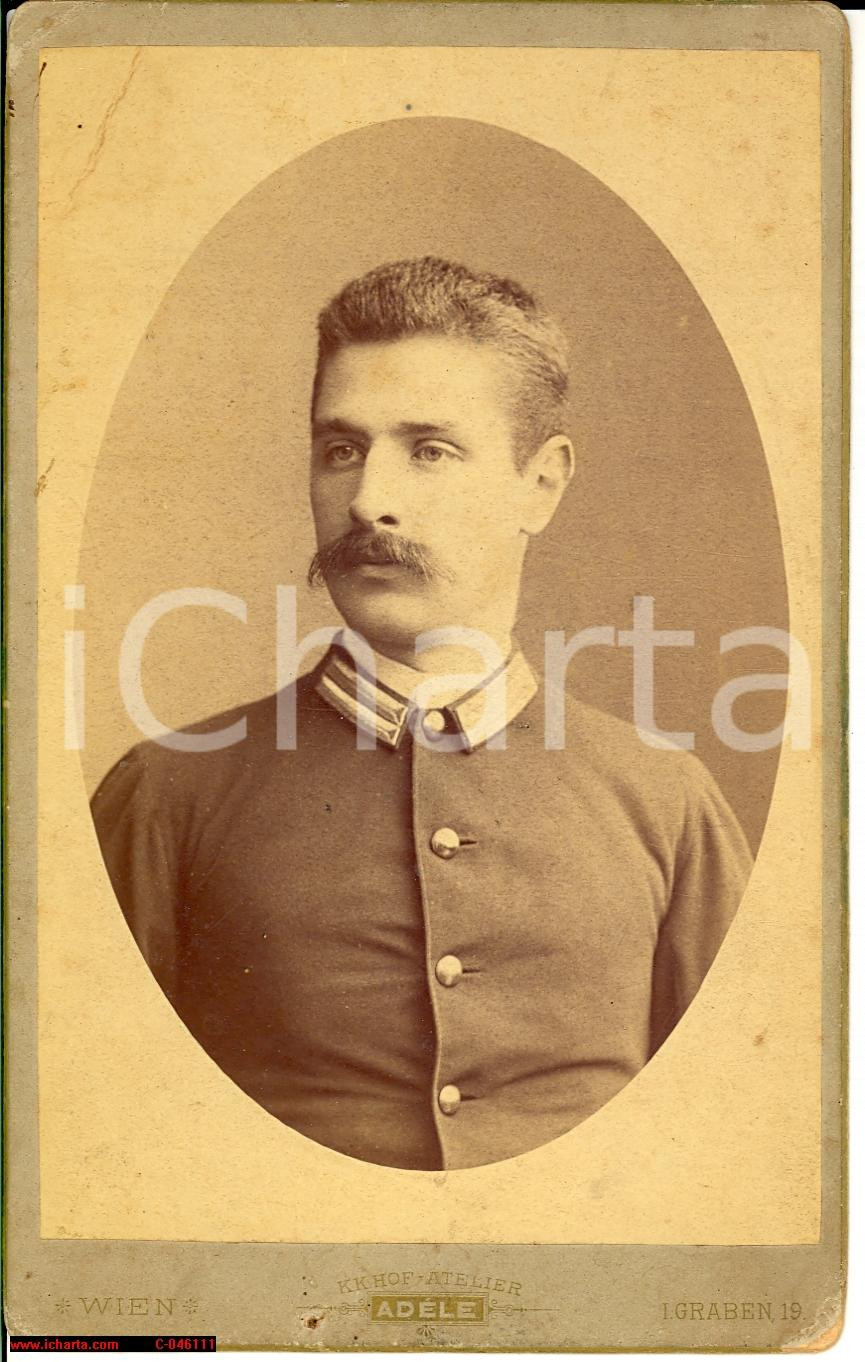 Fotografia d epoca originale 1880 ca Barone Luigi Britannio CANTONO DI CEVA Fotografia 1