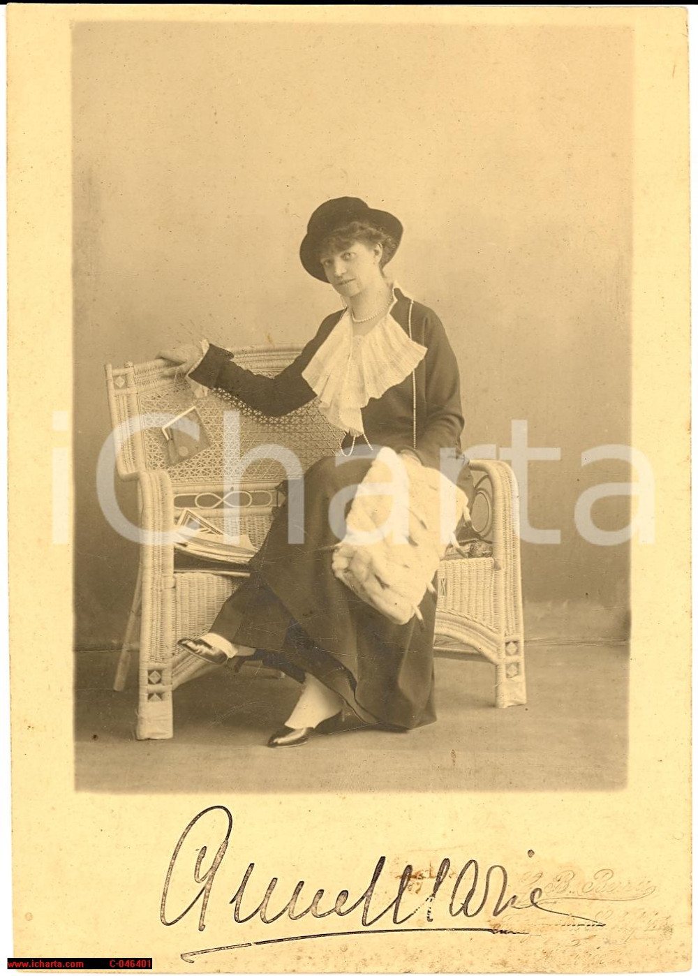 Fotografia d'epoca originale 1930 TORINO Anna Maria SIGRAY ASINARI Foto G. B. BERRA 1